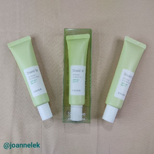 COSRX Shield Fit Green Comfort Sun SPF50+ PA++++ review photo by joannelek