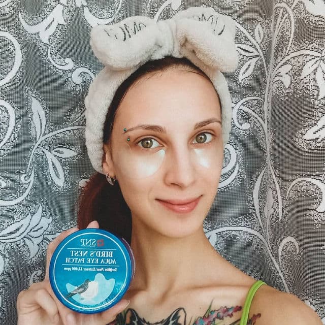 SNP Bird's Nest Aqua Eye Patch review photo by katefox
