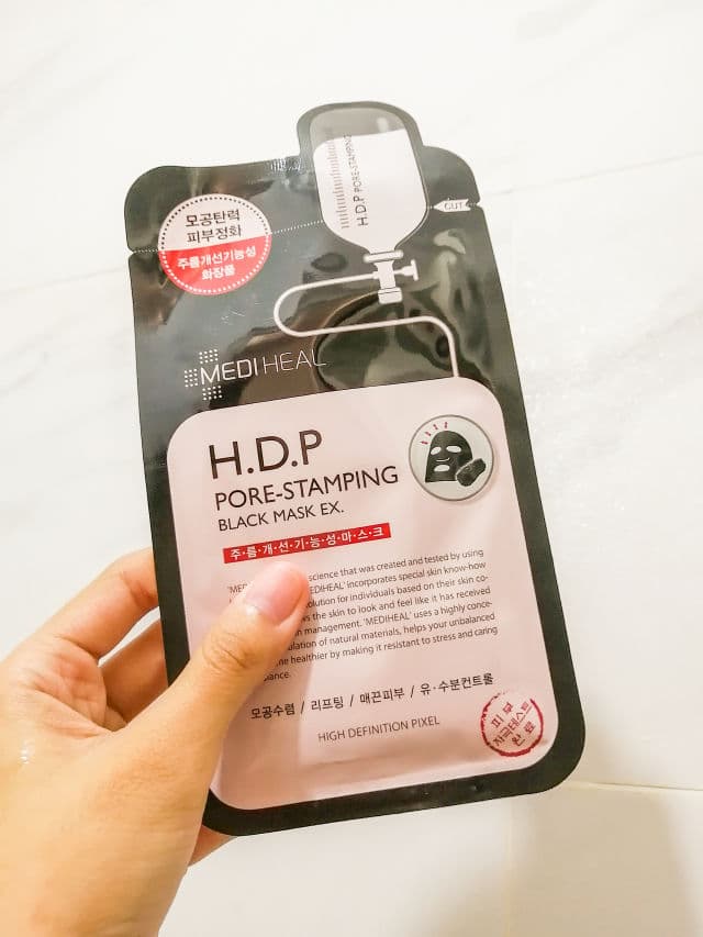 MEDIHEAL H.D.P Pore Stamping Black Mask EX. review photo by kaweeel