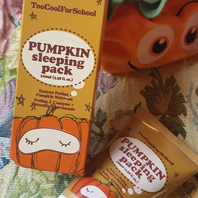 TOO COOL FOR SCHOOL Pumpkin Sleeping Pack review photo by kbeautycuore
