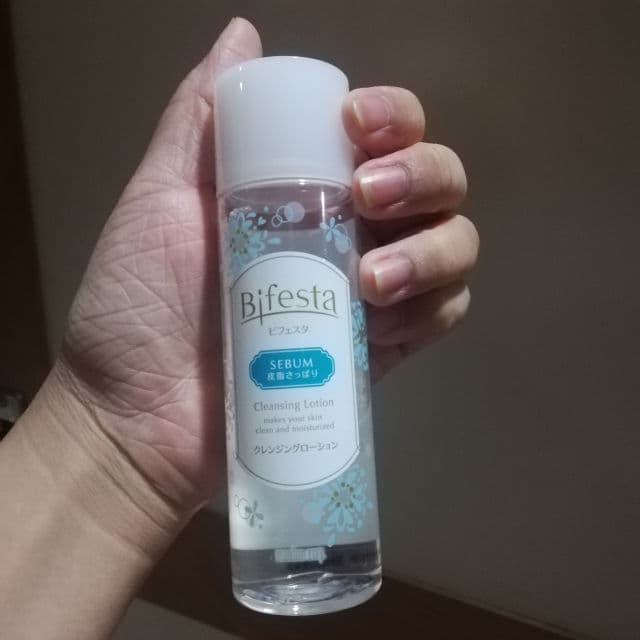 Bifesta Cleansing Lotion Sebum review photo by kcxyreview