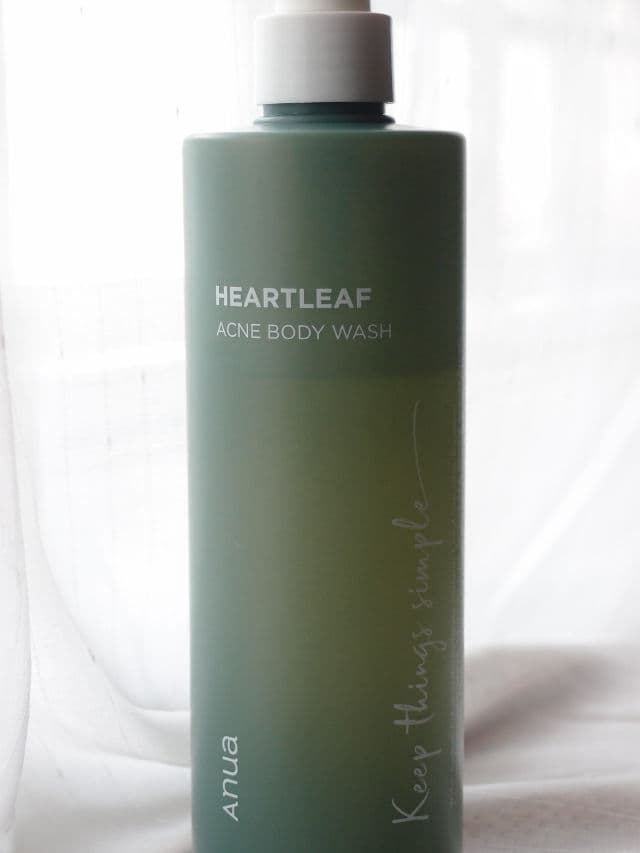 ANUA Heartleaf Acne Body Wash review photo by kcxyreview