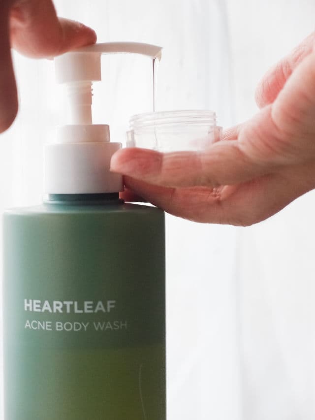 ANUA Heartleaf Acne Body Wash review photo by kcxyreview