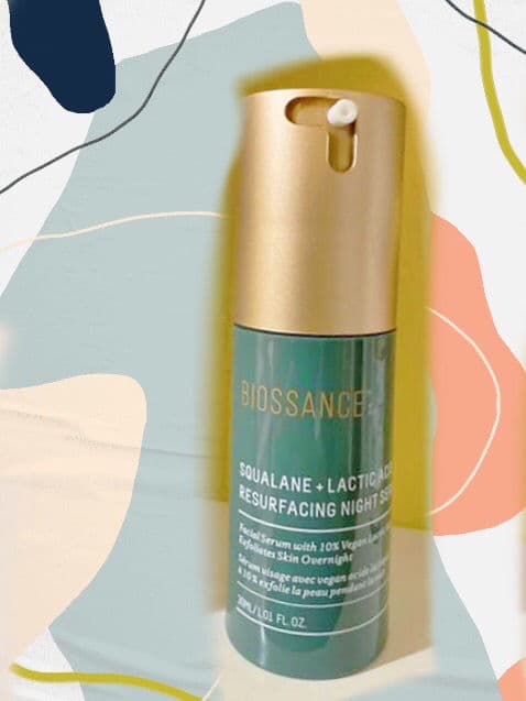 Biossance Squalane + Lactic Acid Resurfacing Night Serum review photo by kellyK