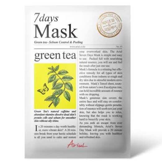 Ariul Green Tea 7 Days Mask review photo by kikiyoul
