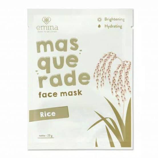 Emina Masquerade Face Mask Rice review photo by kikiyoul
