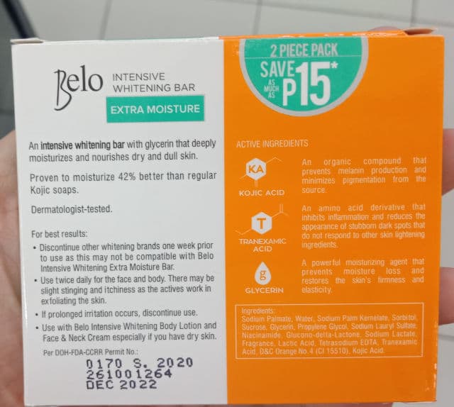 Belo Essentials Intensive Whitening Kojic +Tranexamic Extra Moisture review photo by kim16