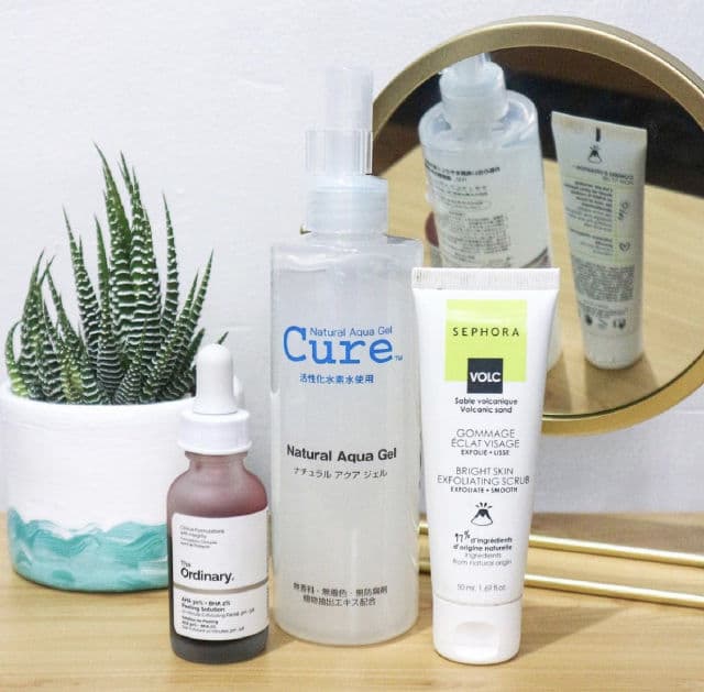 Cure Natural Aqua Gel Skin Exfoliator review photo by kimsgooddays