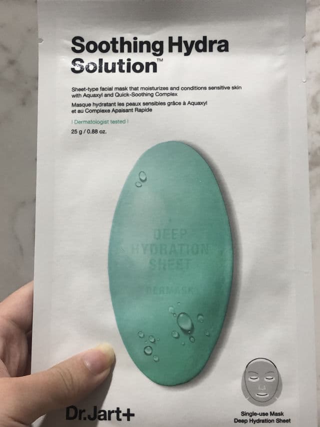 Dr. Jart+ Dermask Water Jet Soothing Hydra Solution review photo by halleysburrow