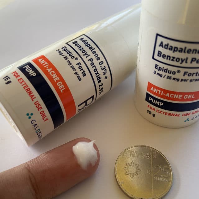 Galderma Adapalene 0.3% + Benzoyl Peroxide 2.5% (Epiduo Forte) review photo by klei