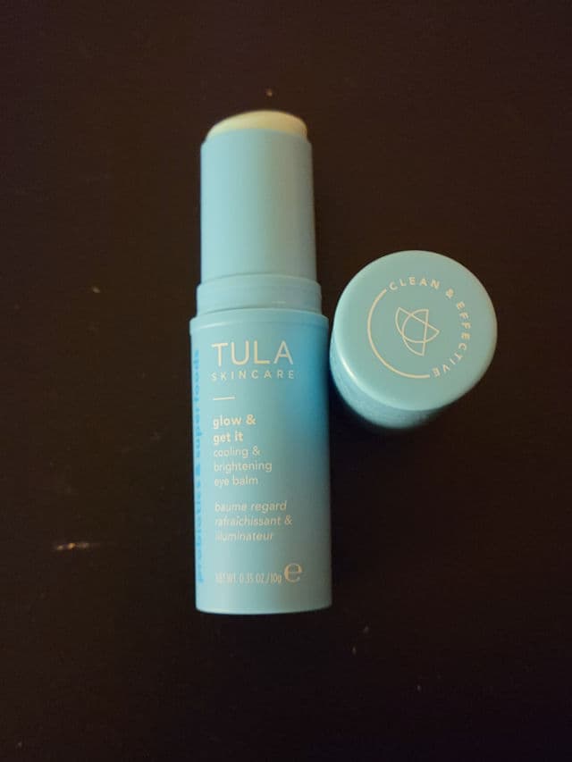 TULA Skincare Glow & Get It Cooling & Brightening Eye Balm review photo by kloveharmon