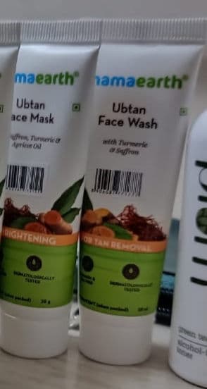 Mamaearth Ubtan Face Wash review photo by kunj