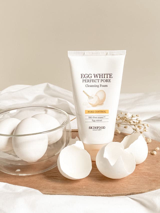 SKINFOOD Egg White Perfect Pore Cleansing Foam review photo by laibareskin