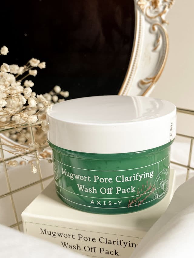 AXIS-Y Mugwort Pore Clarifying Wash Off Pack review photo by laibareskin