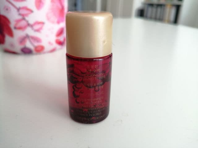 MISSHA Cho Gong Jin Toner review photo by lalemura