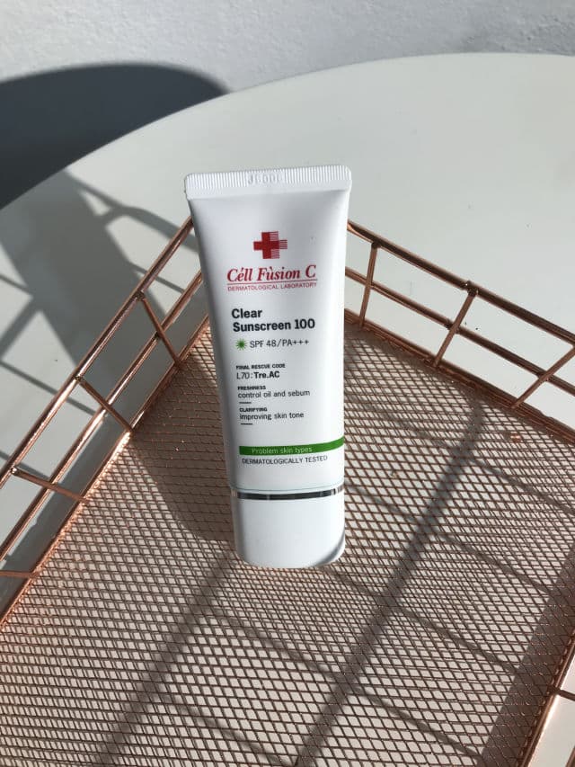 Cell Fusion C Clear Sunscreen SPF 48/PA+++ review photo by lannhi00