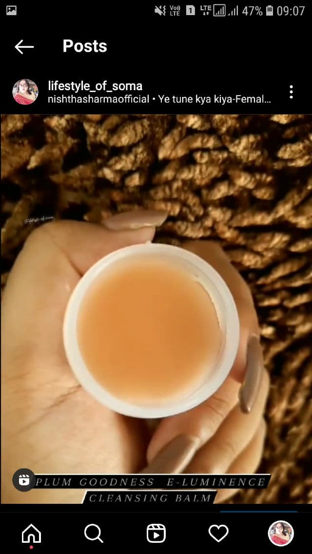 Plum E-Luminence Simply Supple Cleansing Balm review photo by lifestyleofsoma