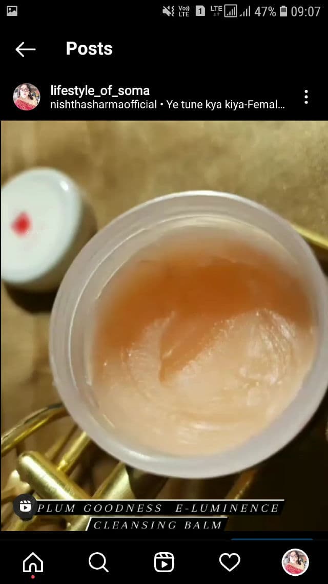 Plum E-Luminence Simply Supple Cleansing Balm review photo by lifestyleofsoma