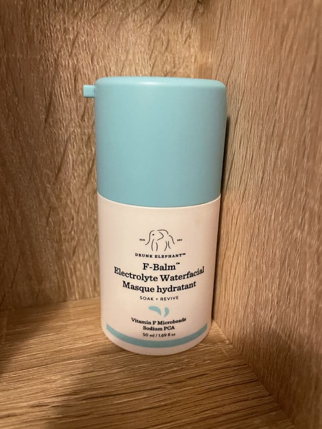 Drunk Elephant F-Balm Electrolyte Waterfacial Mask review photo by lilacpeony