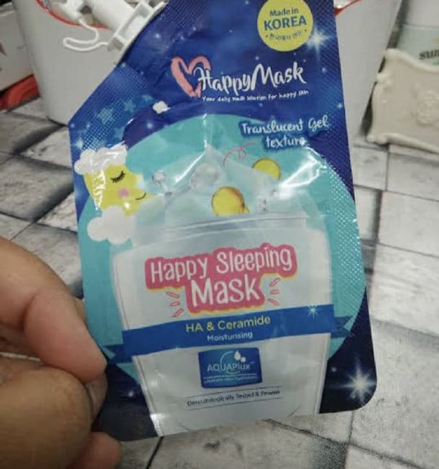 HappyMask Happy Sleeping Mask - Vitamin & Berry Complex ( Brightening ) review photo by limsuhong