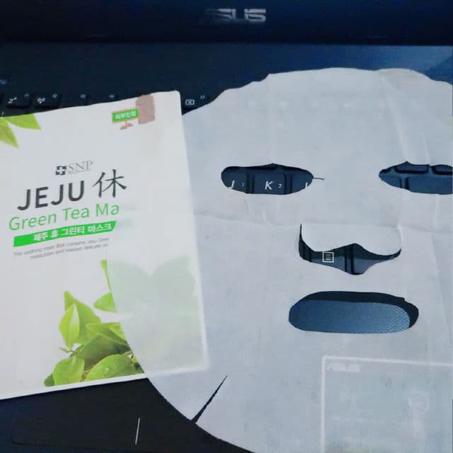 SNP Jeju Rest Green Tea Mask review photo by linglee