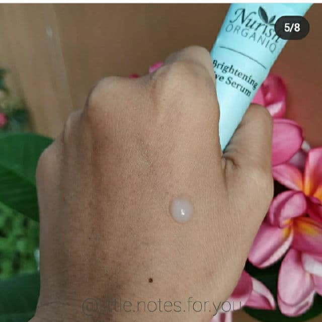 Nurish Organiq Brightening Eye Serum review photo by littlenotesforyou