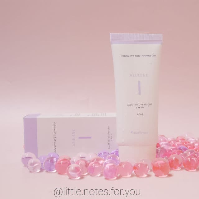 Bellflower Azulene Calming Overnight Cream review photo by littlenotesforyou