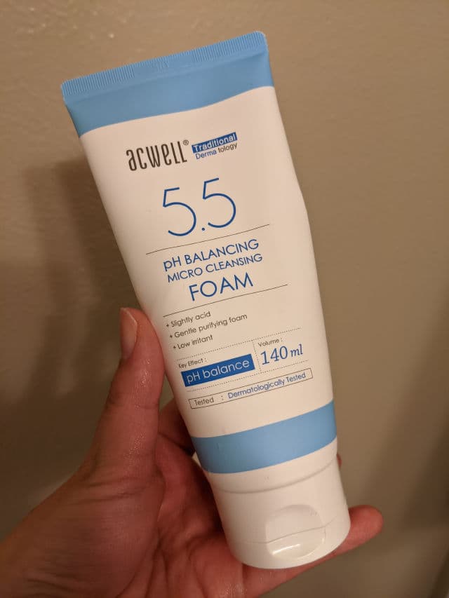 ACWELL No 5.5 pH Balancing Micro Cleansing Foam review photo by littlephoenix