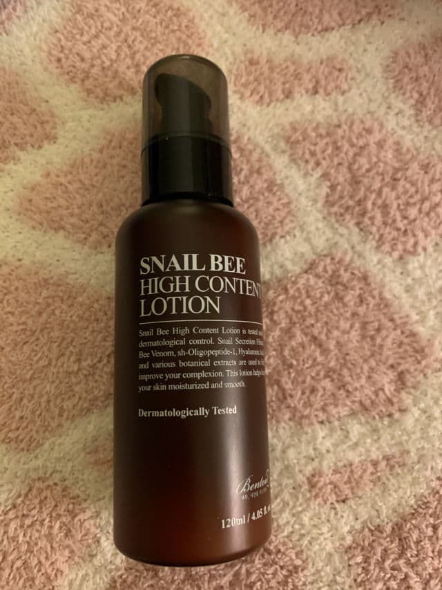 BENTON Snail Bee High Content Lotion review photo by lizziemichelle