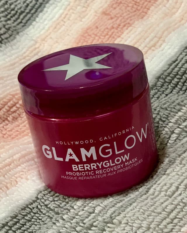 GlamGlow Berry Glow Probiotic Recovery Face Mask review photo by lizziemichelle