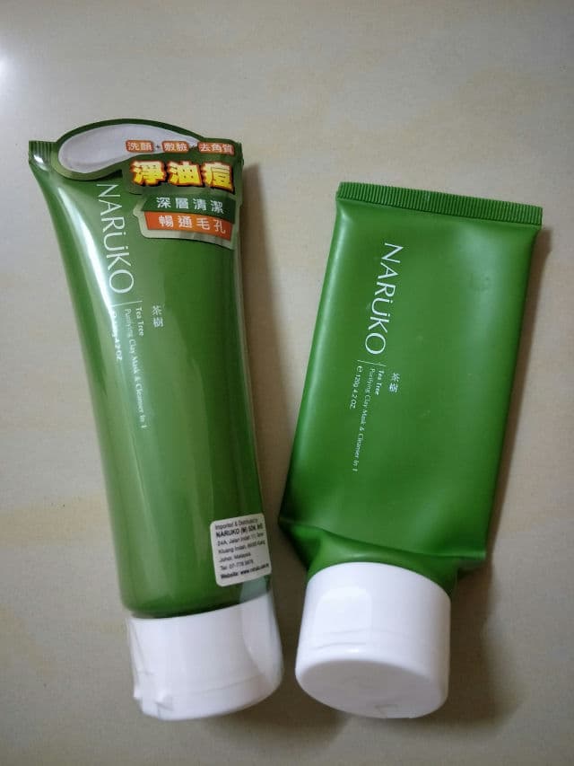 Naruko Tea Tree Purifying Clay Mask & Cleanser In 1 review photo by llazyy