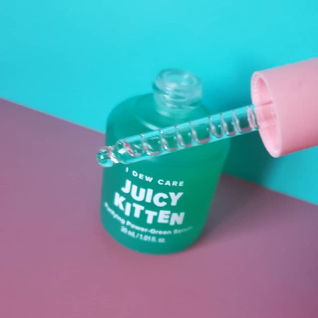 I Dew Care Juicy Kitten Purifying Power Green Serum review photo by loffskilove