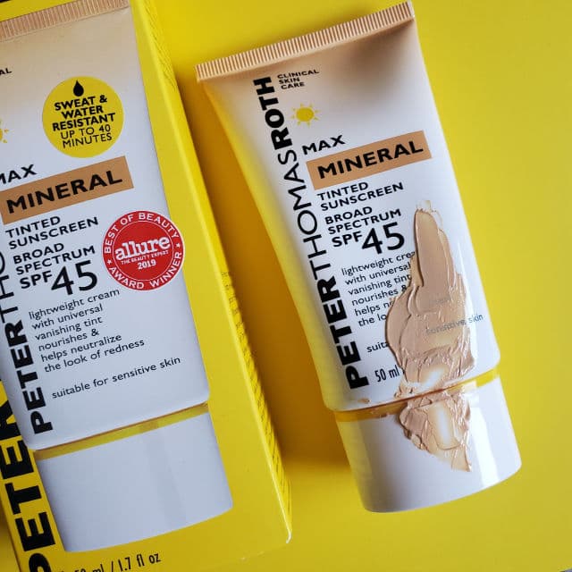 Peter Thomas Roth Max Mineral Tinted Sunscreen Broad Spectrum SPF 45 review photo by loffskilove