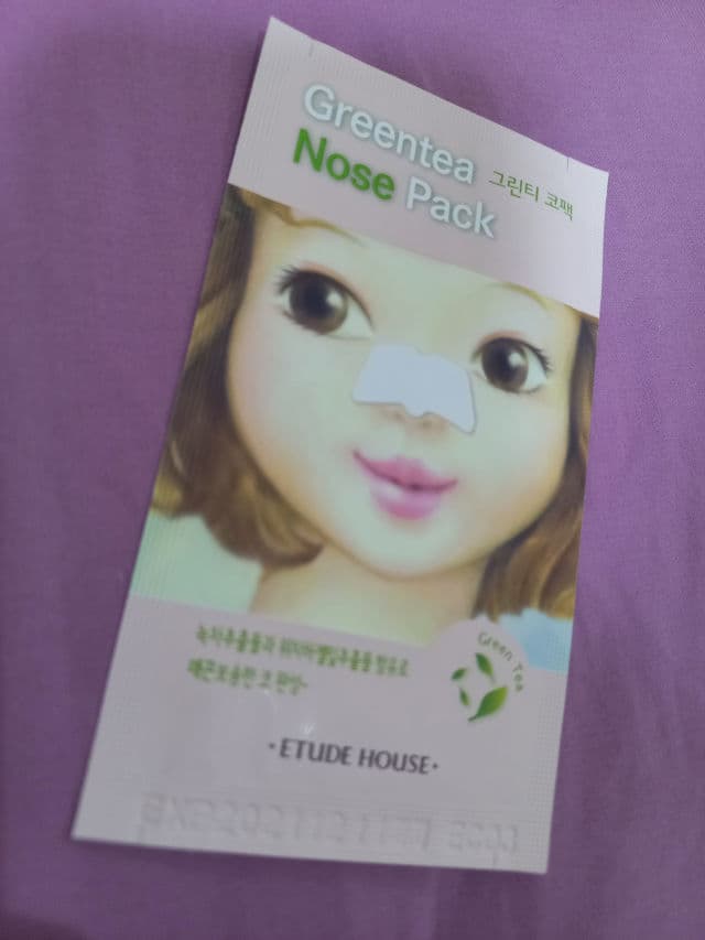 ETUDE Green Tea Nose Pack review photo by lovepink