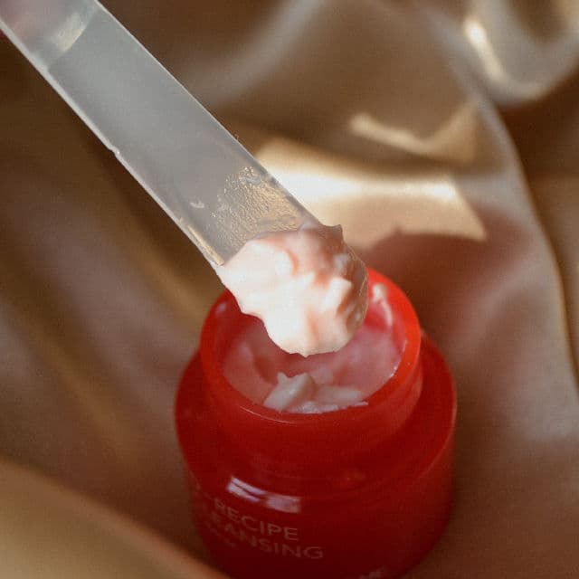 ABOUT ME Red Recipe Cleansing Milky Balm review photo by lumieva