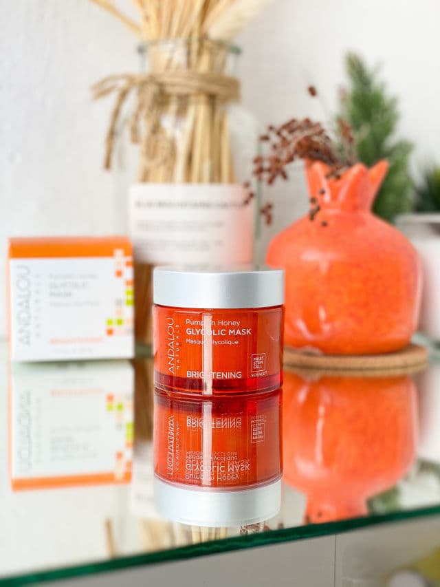 Andalou Naturals Brightening Pumpkin Honey Glycolic Mask review photo by lunablog