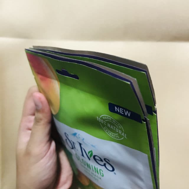 St. Ives Glowing Skin Apricot Sheet Mask review photo by lzbthbrnls