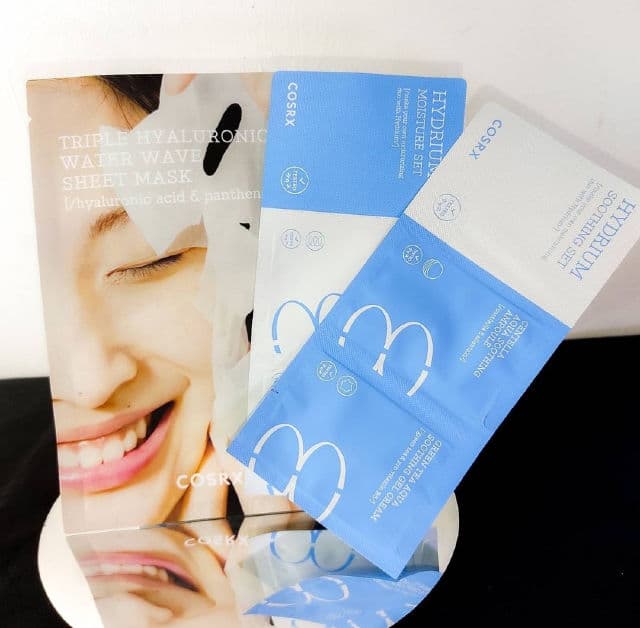 COSRX Hydrium Triple Hyaluronic Water Wave Sheet Mask review photo by maeglumague