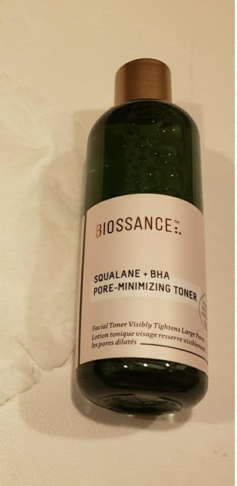 Biossance Squalane + BHA Pore Minimizing Toner review photo by Winnielii