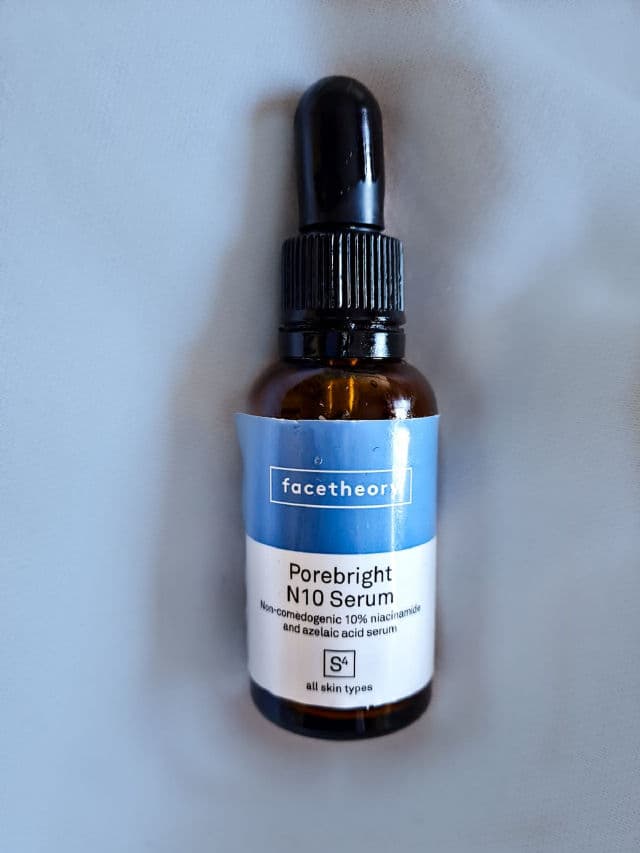 facetheory PoreBright N10 Serum review photo by marbubblesbeauty
