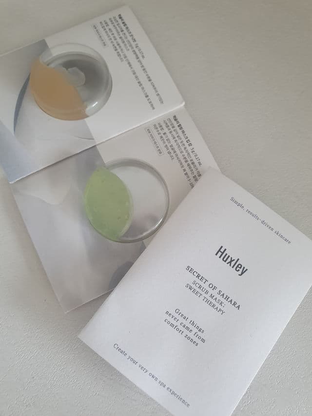 Huxley Secret of Sahara Scrub Mask - Sweet Therapy review photo by marimpar