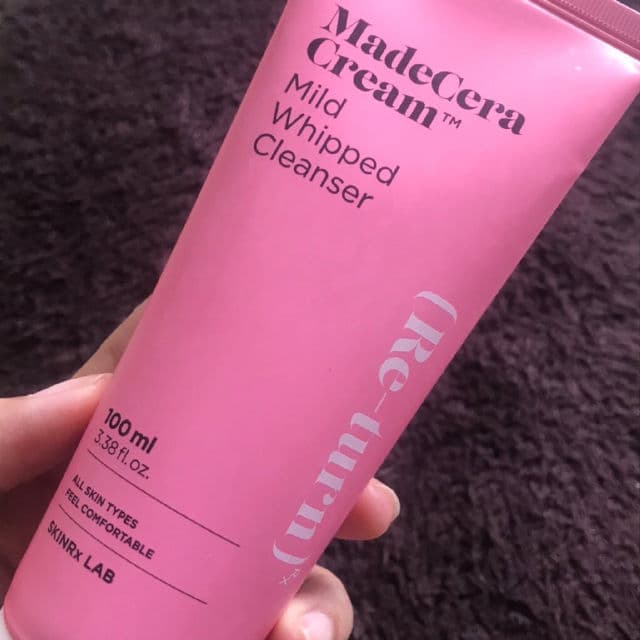 SkinRx Lab MadeCera Cream Mild Whipped Cleanser review photo by marini