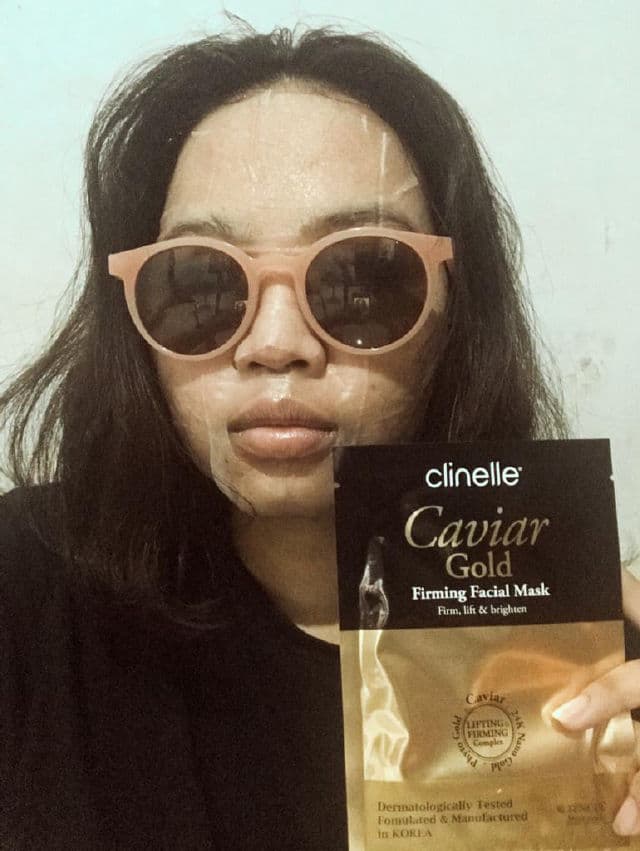 Clinelle CaviarGold Firming Facial Mask review photo by marini