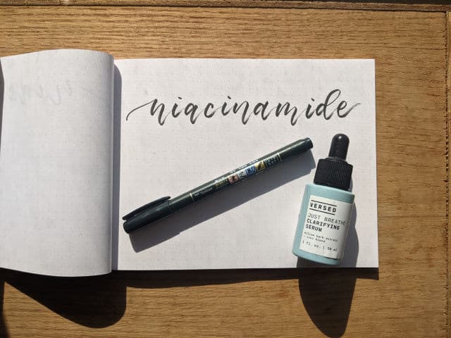Versed Just Breathe Clarifying Serum review photo by skinandletters