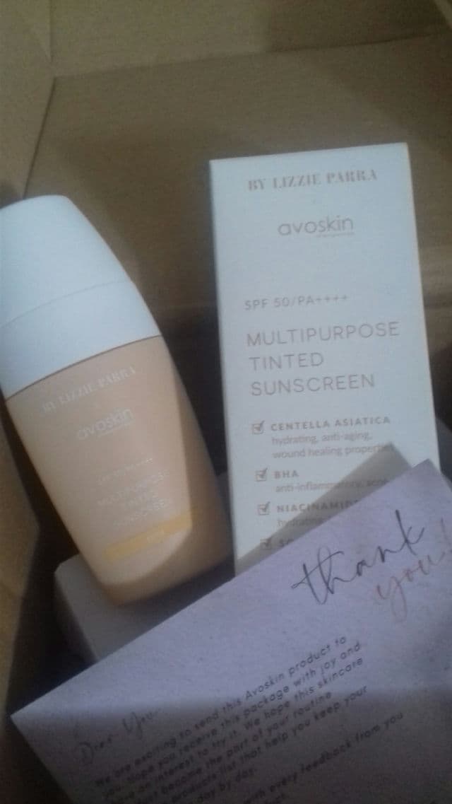 Avoskin BLP X Avoskin Multipurpose Tinted Sunscreen review photo by maulidaa
