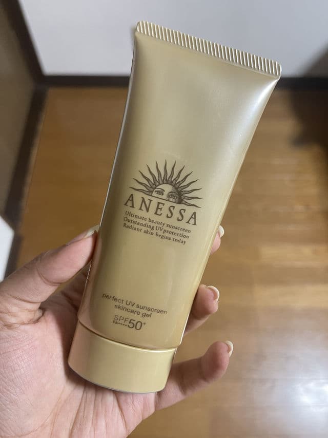 Shiseido Anessa Perfect UV Sunscreen Skincare Gel SPF50+ PA++++ review photo by meha