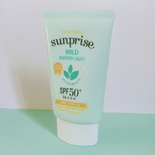 ETUDE Sunprise Mild Watery Light SPF50+ PA++++ review photo by meibeauty2021