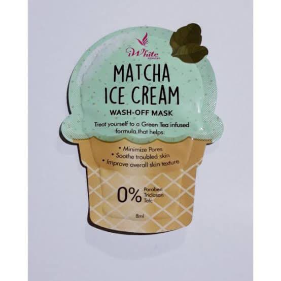 iWhite Korea Matcha Ice Cream Wash-Off Mask review photo by strawberryberi