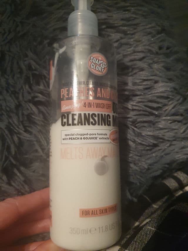 Soap & Glory Peaches And Clean Deep Cleansing Milk review photo by michelleb