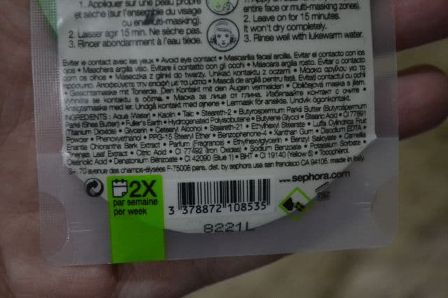 Sephora Collection Clay Mask - Green review photo by michelledexplorer